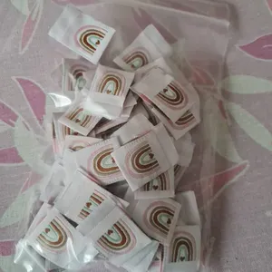 Insignias de parche bordado de tela personalizada, parches para coser bordados, parche tejido para ropa, PTCH tejido - Product Image 6