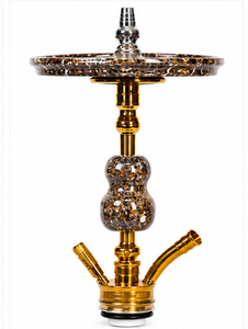 Farida Luxury Egyptian Marble Straight Type Hookah Lacquer Finish Natural Colored Heavy Tray Matching Designer <b>Vase</b> Shisha - Product Image 4