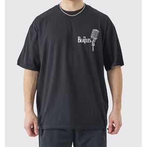 เสื้อยืดแขนสั้นลายกราฟิกโอเวอร์ไซส์สำหรับผู้ชายเสื้อยืดสตรีทแวร์ผ้ากรดซักแบบวินเทจเสื้อยืดขนาดพอดีตัวออกแบบได้ตามต้องการ - Product Image 1