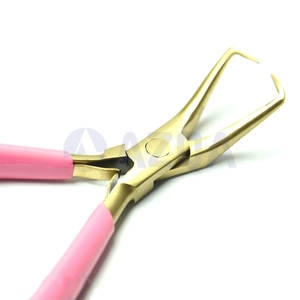 Kit de Herramientas para Extensiones de Cabello Rosa con Agujas de Bucle, Alicates Profesionales, Juego de Estilismo de Cabello con Micro Anillos - Product Image 4