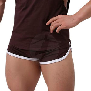 Recién llegado, conjuntos cortos para correr con estampado floral para hombre, entrenamiento con logotipo personalizado al mejor precio - Product Image 6