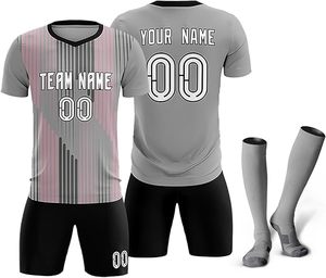 Maillot de football personnalisé de qualité supérieure, léger, à séchage rapide, imprimé numériquement, respirant, à manches courtes, unisexe - Product Image 6