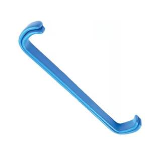 Retractor Quirúrgico Veterinario Farabeuf Azul, Aislado, de Acero Inoxidable, 16 mm x 150 mm, Herramienta de Cirugía General - Product Image 2