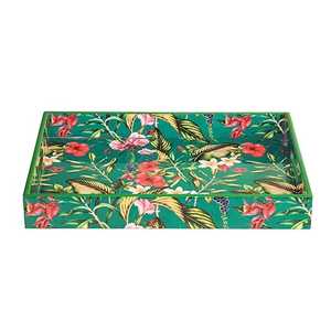 Tablero de MDF con estampado de esmalte de diseñador Floral, bandeja para servir, forma rectangular, diseño moderno, respetuoso con el medio ambiente, Apto para lavavajillas, uso para fiestas - Product Image 6