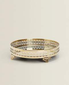 Stylish Decorative Metal And <b>Mirror</b> <b>Tray</b> Perfect For Modern Home Accessories And Decor - Product Image 4