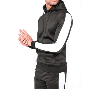 Survêtement de sport en coton 100% à capuche, streetwear, OEM, confortable, coupe régulière, séchage rapide, durable, vêtements de sport d'hiver - Product Image 5