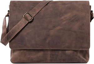 Bolso de mensajero de cuero de viaje de búfalo genuino en estilo vintage Bolsos de cuero de buena calidad del mejor fabricante - Product Image 2