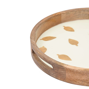 ชุดเครื่องใช้ในครัวถาดไม้อะคาเซียทรงกลมถาดไม้ถาดไม้ - Product Image 3