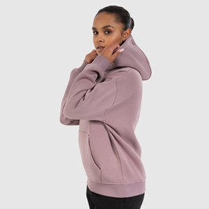 Respirant léger femmes surdimensionné sweats à capuche vierges plus rapide Logo personnalisé impression goutte épaule surdimensionné sweats à capuche vierges - Product Image 3