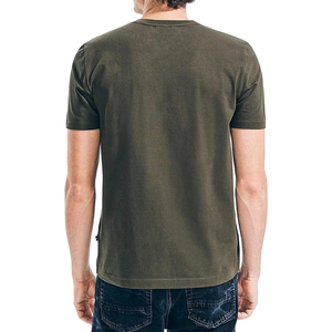T-shirts pour hommes à col en V personnalisés en sublimation Street Wear, prix de gros d'usine, vêtements décontractés, t-shirts à col en V pour hommes - Product Image 6