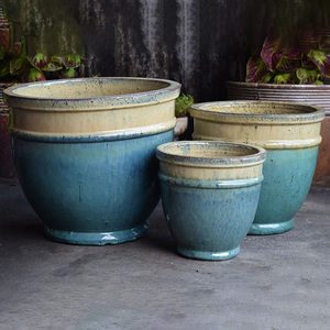 Tùy chỉnh 1. trang trí nội thất Việt Nam antiqued <span class=keywords><strong>Atlantic</strong></span> phong cách vườn trang trí mộc mạc ngoài trời gốm trồng gốm đất sét chậu hoa - Product Image 3