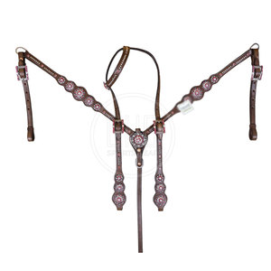 มาร์ติงเกลหนังเทียมคุณภาพสูงสำหรับขี่ม้า ดีไซน์ปรับแต่งได้เพื่อการขี่ที่หรูหราและสบาย - Product Image 1