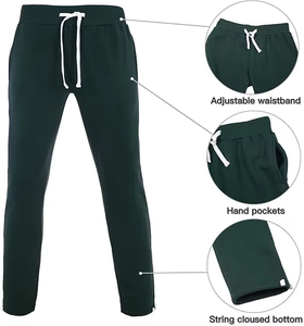 Wholesale Eco-Friendly Customized Mens Winter Sportswear <b>Tracksuit</b> Hooded Outdoor Apparel 100% Cotton Solid Pattern Design Plus - Product Image 5