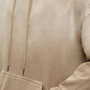 Sudadera con Capucha Personalizable, 480 GSM, 100% Algodón, Corte Holgado, Forrada, Transpirable, Hombros Caídos, Forro Polar para Invierno, Logotipo Personalizado - Product Image 6