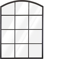 New Design By MS INC Metal Window Frame Mirror for Office Home Bedroom Living Room Entry Gate Wall Decor