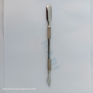 High Quality Mnicure Pushers Suppliers Wholesale Cuticle Pushers Nail Polish Remover Spatulas <b>One</b> sided <b>Blade</b> Cuticle Remover - Product Image 1