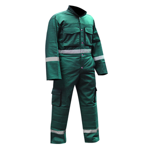 Combinaison rembourrée doublée thermique Combinaison utilitaire de travail Combinaison unisexe en coton mélangé Combinaison réfléchissante Combinaison de mécanicien - Product Image 2
