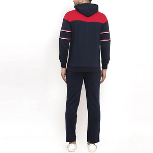 Nouveauté Survêtements pour hommes décontractés à la mode en deux pièces de couleur unie 100% coton Prix de gros pour l'hiver - Product Image 4