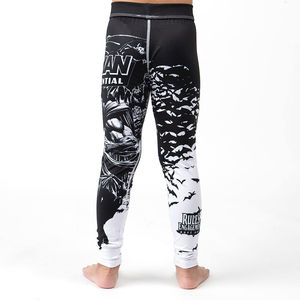 Pantalones de Artes Marciales Mixtas (MMA) y Jiu-Jitsu Brasileño (BJJ) Personalizados para Adultos Unisex, Elásticos, Ligeros, 220g, Spandex/Poliéster, Leggings de Grappling - Product Image 3