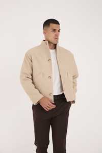 เสื้อแจ็คเก็ตผู้ชายลำลองกันน้ำสำหรับฤดูหนาว ผลิตจากวัสดุรักษ์โลก แห้งเร็ว ผ้าซาติน มีซิปและกระเป๋า บุด้วยโพลีเอสเตอร์ให้ความอบอุ่น แฟชั่นเสื้อโค้ท - Product Image 3