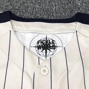 Premium Quality Sublimation Men Baseball Jersey SportsWear Printed Custom Logo Button <b>Down</b> Baseball Jersey For Men - Product Image 3