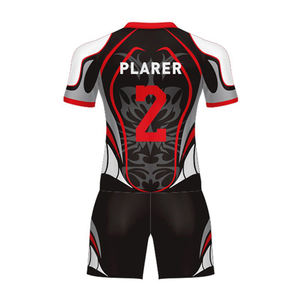 Vente en gros à bas prix uniforme de rugby personnalisé meilleure qualité uniforme de rugby fabriqué dans le meilleur polyester 100% - Product Image 2