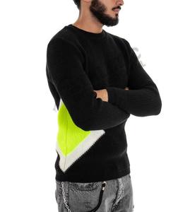 OEM/ODM Cotton Wool Blank Crewneck Plain Original Material Sweater Men's Clothing Printed Embroidery Breathable Winter Wear 2023 - Product Image 5