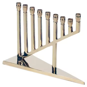 Bougeoir Menorah en métal miniature fait à la main de luxe vintage Décoration intérieure Art Cadeaux pour Noël Autre Bougeoir par décor impex - Product Image 3