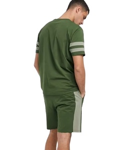 Ensemble de jogging d'été personnalisé de qualité supérieure, ensemble court deux pièces, t-shirt et short 100% coton, ensembles de shorts pour hommes - Product Image 2