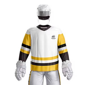 En Venta caliente Uniforme de hockey sobre hielo Diseña tu propio estilo Nueva llegada Uniforme de hockey sobre hielo de moda - Product Image 5