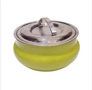 Pot de luxe en métal argenté et doré avec casseroles, table de mariage, plat de service pour garder les aliments au chaud - Product Image 4