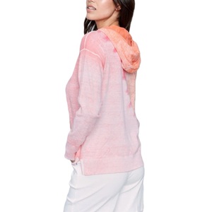 Sweat à capuche en molleton de coton premium pour femme, coupe ajustée, décontracté, avec cordon de serrage, logo personnalisé, respirant, sans poche BD - Product Image 4