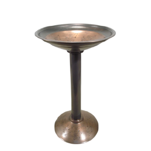 Baño de pájaros con acabado de mosaico de Metal antiguo con soporte de Metal hecho a mano aspecto moderno para jardín balcón decorativo uso al aire libre - Product Image 4