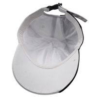 Casquettes de baseball unisexes personnalisées bicolores noir-blanc, 5 panneaux, respirantes, imperméables et ajustables