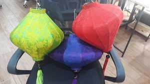 Supplies Jacquard Silk Fabric <b>Lanterns</b> Silk <b>Lantern</b> Decoration Festival Event Party From Vietnam - Product Image 6