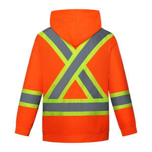 Custom <b>Men</b> Industrial Security Workwear Jackets Long Sleeve Hi Vis Cotton Construction Safety <b>Works</b> <b>Shirt</b> Reflective - Product Image 2