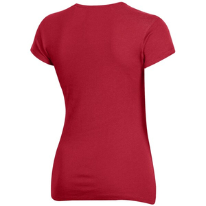 Camisetas de Mujer Personalizadas de Color Sólido, Camisetas Lisas de Primera Calidad, Camisetas de Manga Corta con Cuello en V, Camisetas con Cuello en V Lavadas al Ácido - Product Image 2