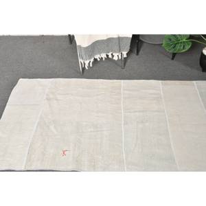 Tapis Turc Vintage 27x125ft Minimaliste Beige Chef-d 'œuvre Grande Surface Laine Patchwork Abstrait Rectangle Latex Couloir Chambre - Product Image 3