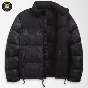 Custom Canvas High Street Puffer <b>Jacket</b> for Men Lightweight <b>Winter</b> <b>Waterproof</b> Windproof Front Logo - Product Image 3