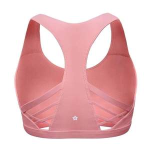 Sujetador deportivo acolchado sin costuras para mujer de alta calidad de fabricante OEM ligero transpirable alto soporte para entrenamientos de gimnasio bajo MOQ - Product Image 4