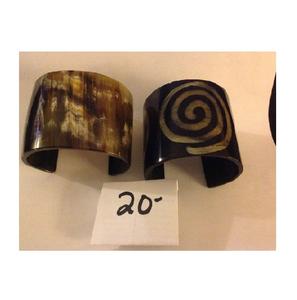Sourced Buffalo Horn <b>Bangle</b> <b>Bracelet</b> Horn With Black Item by Indian Artisans Buffalo Horn Cufflinks and <b>Bracelet</b> Made in India - Product Image 3