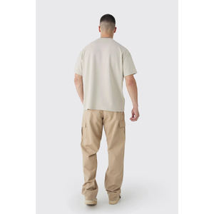 High quality nylon cargo pants for <b>men</b> with lightweight fabric quick dry design multiple pockets and wholesale bulk supply - Product Image 6