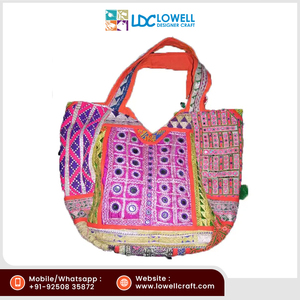 Direct prix usine nouveau concepteur Vintage Banjara sac fermeture ouverte broderie sangle unique doublure en coton fabricant indien - Product Image 2