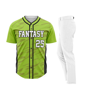 Conjunto de ropa deportiva de béisbol y softbol para adultos, camiseta transpirable, pantalones con cuentas y estampado sublimado, uniformes suaves y cómodos - Product Image 5