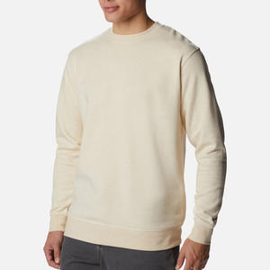 Sweat-shirt en molleton de coton et polyester pour homme, col rond, pull chaud avec encolure côtelée, poignets élastiques, ourlet flexible, prix bas 2026 - Product Image 3