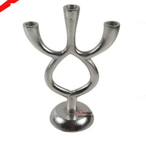Bougeoir de grande taille en argent de qualité standard pour la maison, l'hôtel, le restaurant et le bar - Product Image 2
