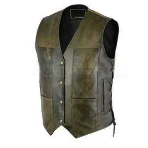 Gilet en cuir personnalisé 2026 – Vente en gros – Qualité supérieure pour hommes - Product Image 4