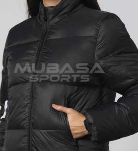 <b>Women</b> Zip-Front Puffer Jacket Breathable Plus Size <b>Women's</b> Jackets High Quality Custom Printed Made in Pakistan Wholesale Prices - Product Image 2