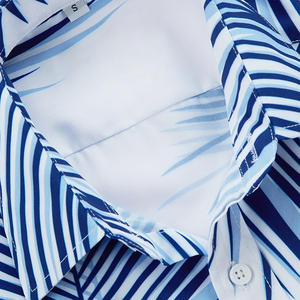 เสื้อเชิ้ตแขนสั้นพิมพ์ลายสำหรับผู้ชายพร้อมป้ายปักโลโก้ตามสั่งและตัวเลือกการสร้างแบรนด์สำหรับฤดูร้อนหรือโปรโมชั่น - Product Image 3