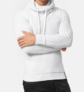 Sweat à capuche surdimensionné en molleton 100% coton de haute qualité avec logo imprimé en relief personnalisé Streetwear d'hiver - Product Image 4